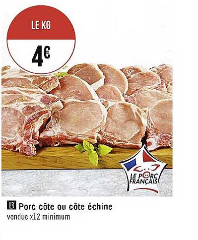Porc Côte Ou Côte échine