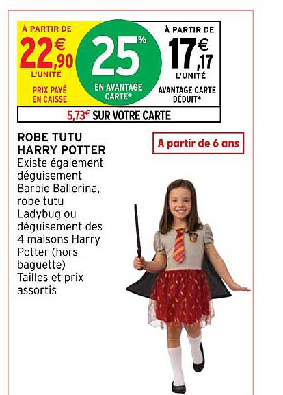 robe tutu harry potter
