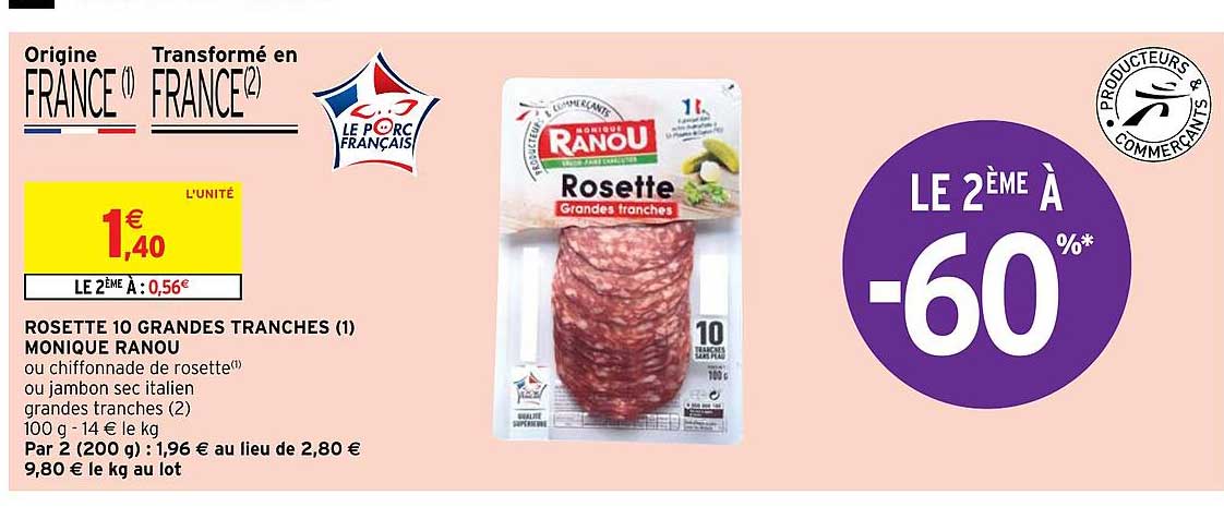 rosette 10 grandes tranches monique ranou