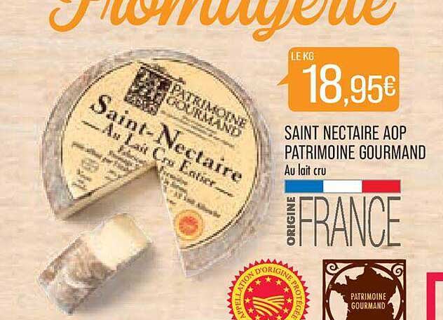 Saint Nectaire Aop Patrimoine Gourmand