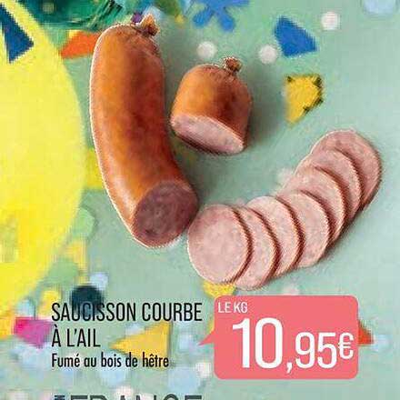 Saucisson Courbe à L'ail