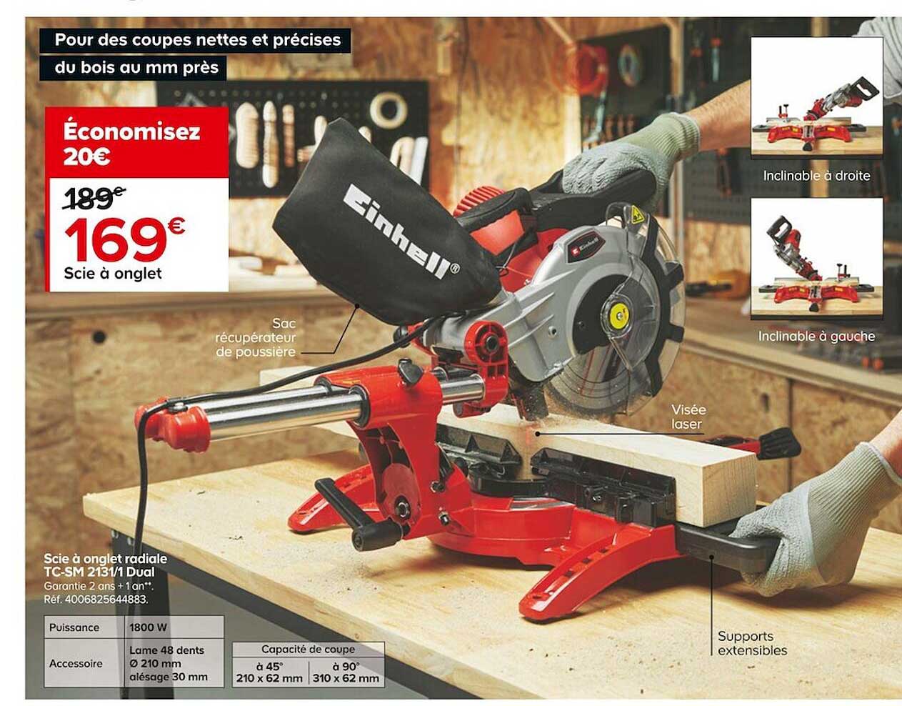 Scie à Onglet Radiale Tc-sm 2131 1 Dual