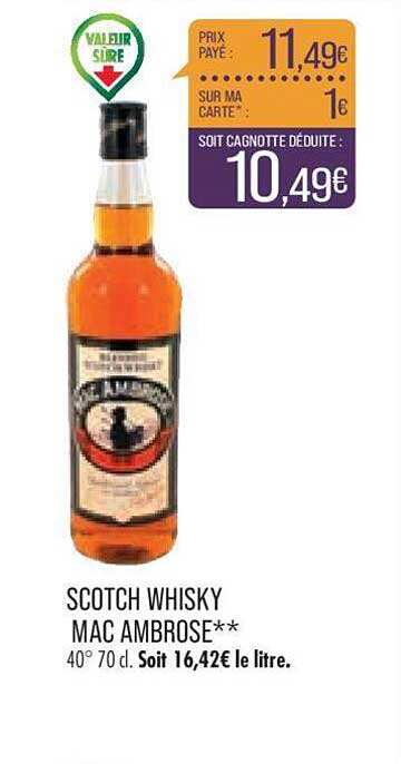 scotch whisky mac ambrose