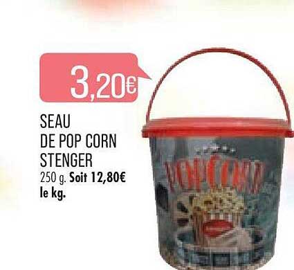 seau de pop corn stenger