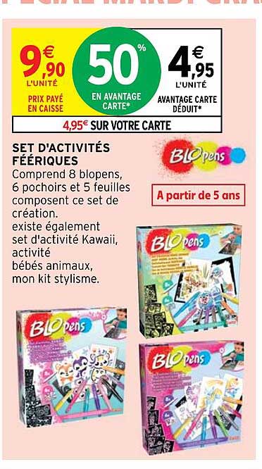 set d'activités féériques