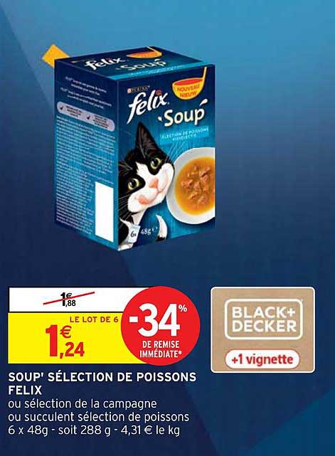 soup' sélection de poissons felix