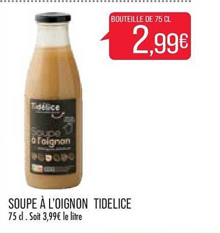 Soupe à L'oignon Tidélice
