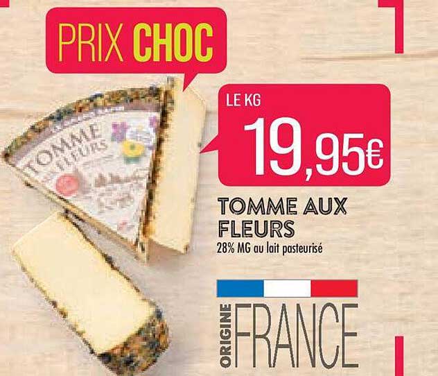 Tomme Aux Fleurs
