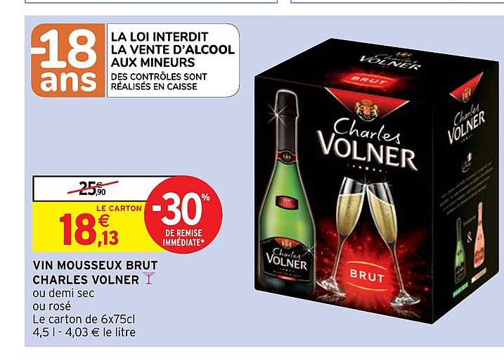 vin mousseux brut charles volner