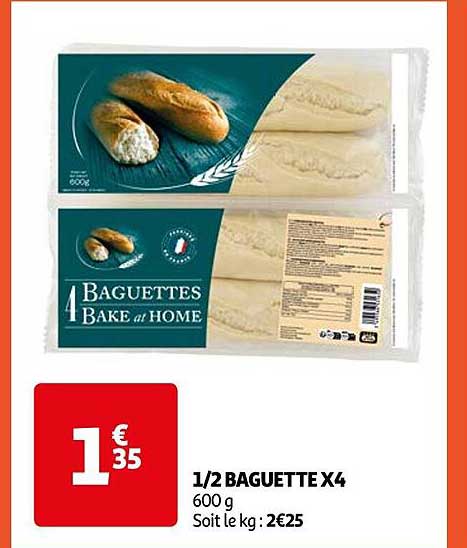 1 2 Baguette X4