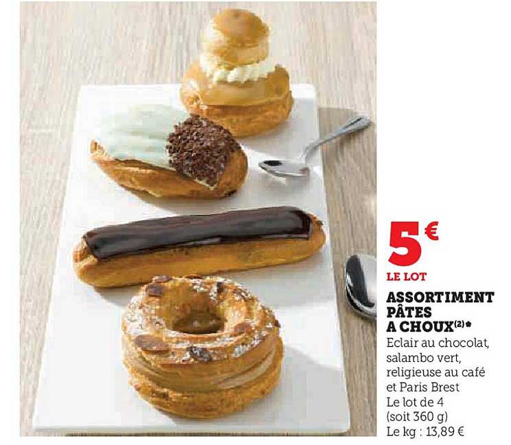 Assortiment Pâtes à Choux