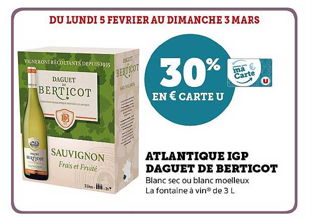atlantique igp daguet de berticot