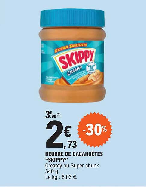 beurre de cacahuètes "skippy"