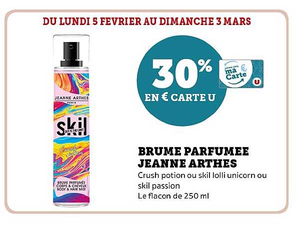 brume parfumée jeanne arthes