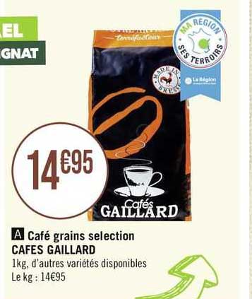 café grains selection cafés gaillard