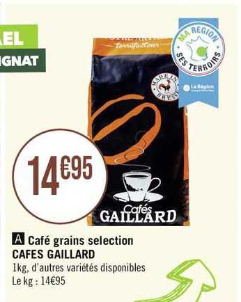 café grains selection cafés gaillard