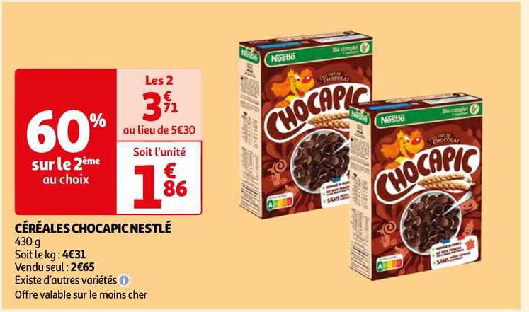 Céréales Chocapic Nestlé