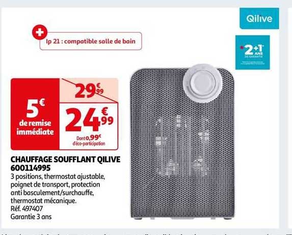 Chauffage Soufflant Qilive 600114995