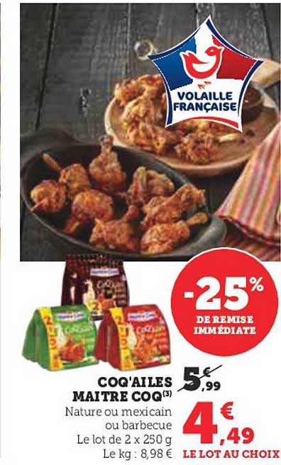 coq'ailes maître coq