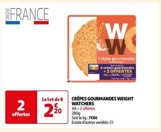 crêpes gourmandes weight watchers
