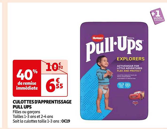 culottes d'apprentissage pull ups