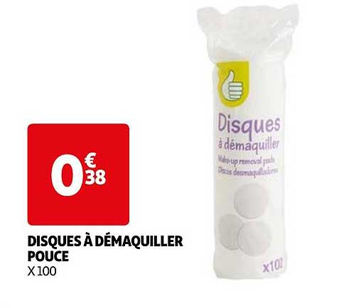Disques à Démaquiller Pouce