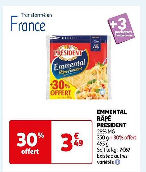 Emmental Râpé Président