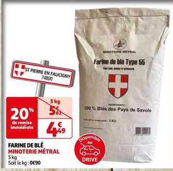 Farine De Blé Minoterie Métral