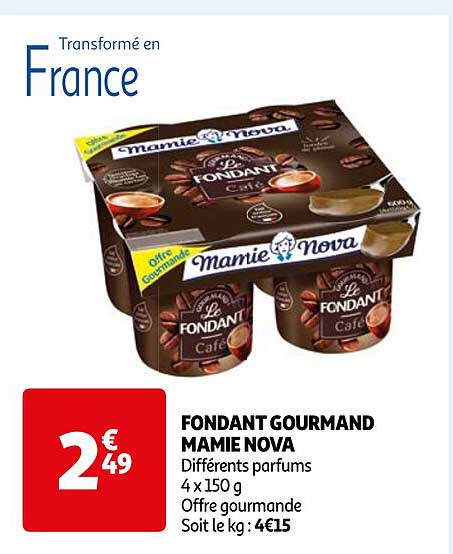 Fondant Gourmand Mamie Nova