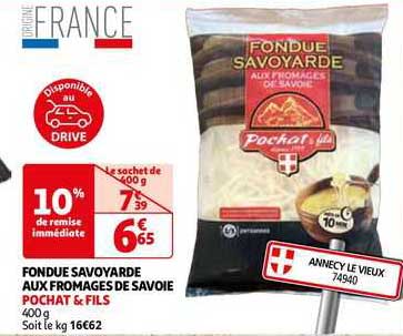 fondue savoyarde aux fromages de savoie pochat & fils
