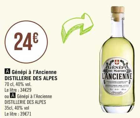 génépi à l'ancienne distillerie des alpes