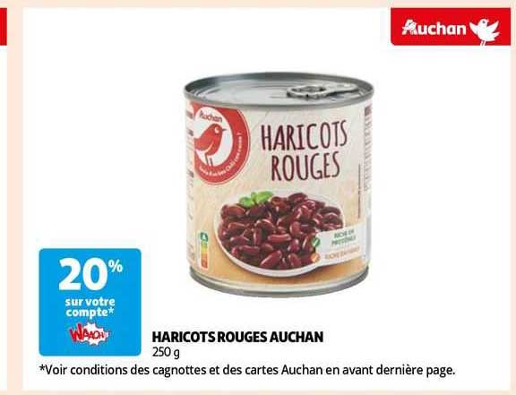 Haricots Rouges Auchan