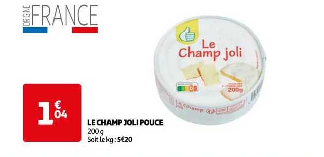 le champ joli pouce
