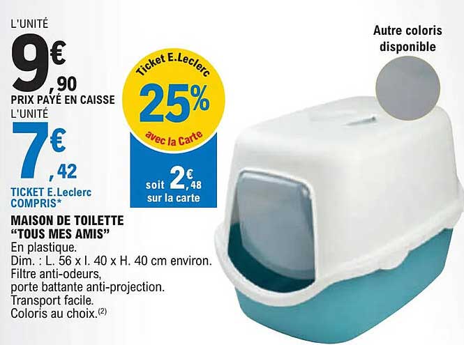 maison de toilette "tous mes amis"