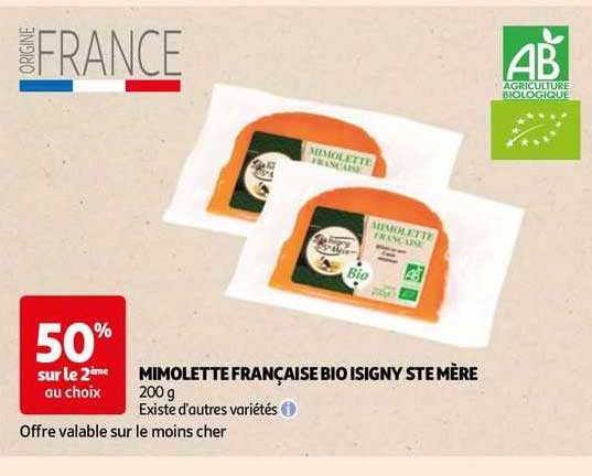 mimolette française bio isigny ste mère