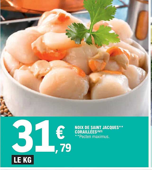 noix de saint jacques coraillées