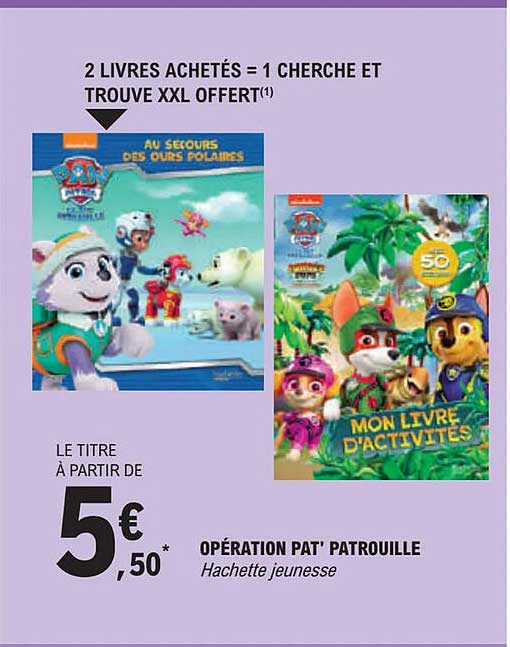 opération pat' patrouille hachette jeunesse