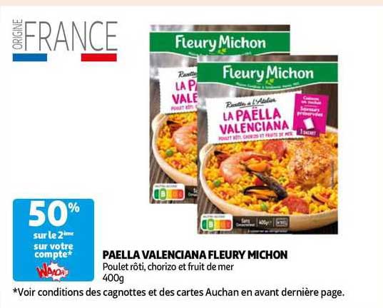 paella valenciana fleury michon