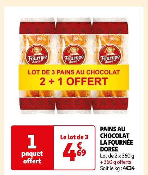 pains au chocolat la fournée dorée