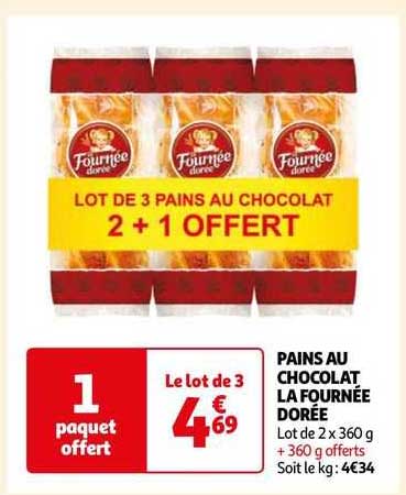 pains au chocolat la fournée dorée