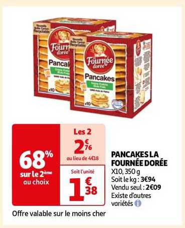 pancakes la fournée dorée