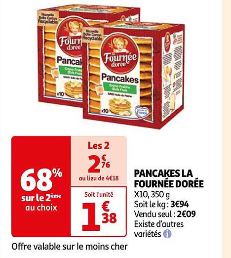pancakes la fournée dorée