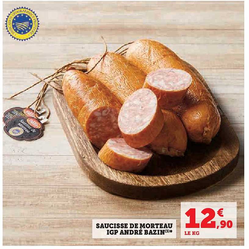 saucisse de morteau igp andré bazin