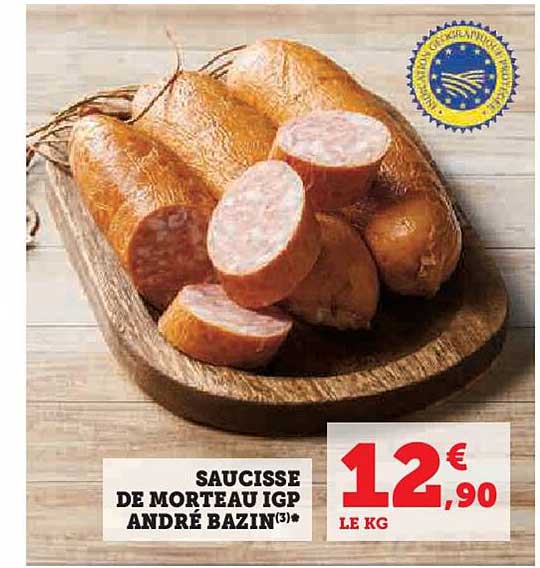 saucisse de morteau igp andré bazin