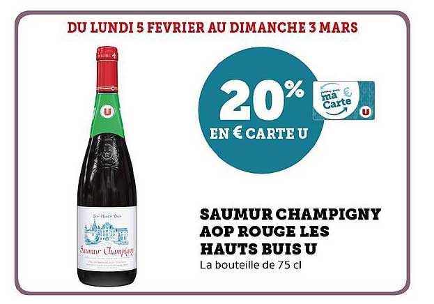 saumur champigny aop rouge les hauts buis u