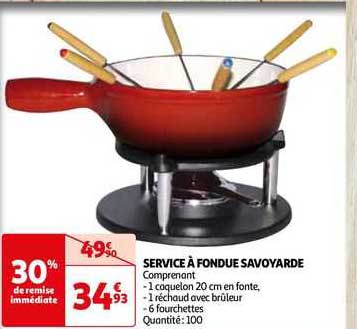 service à fondue savoyarde