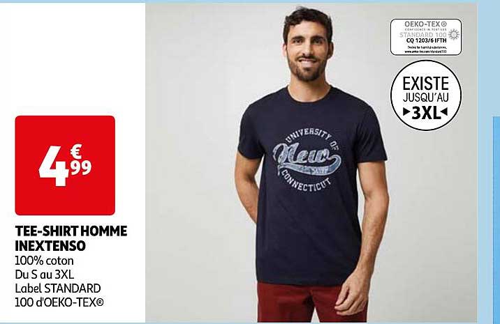 tee-shirt homme inextenso