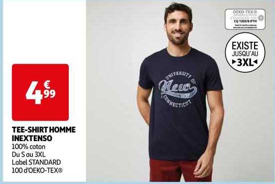 tee-shirt homme inextenso