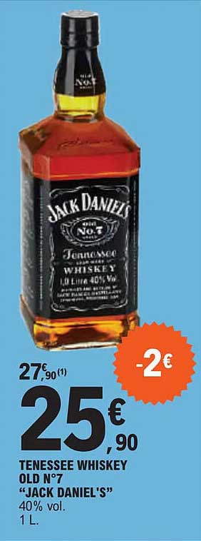 Tenessee Whiskey Old N°7 "jack Daniel's"