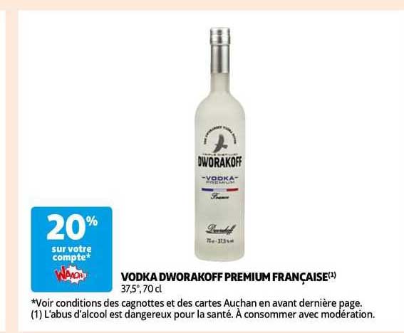 Vodka Dworakoff Premium Française